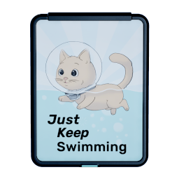 Posterkeepswimming